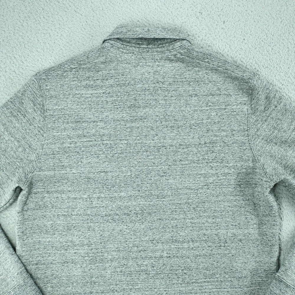 Relwen Sweater Mens XL Gray Henley Knit Long Sleeve Collared Pocket Stretch - Picture 5 of 16